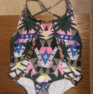 One piece bathing suit